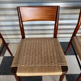 Set of 5 chairs from the 50s designed by Georg Leowald
