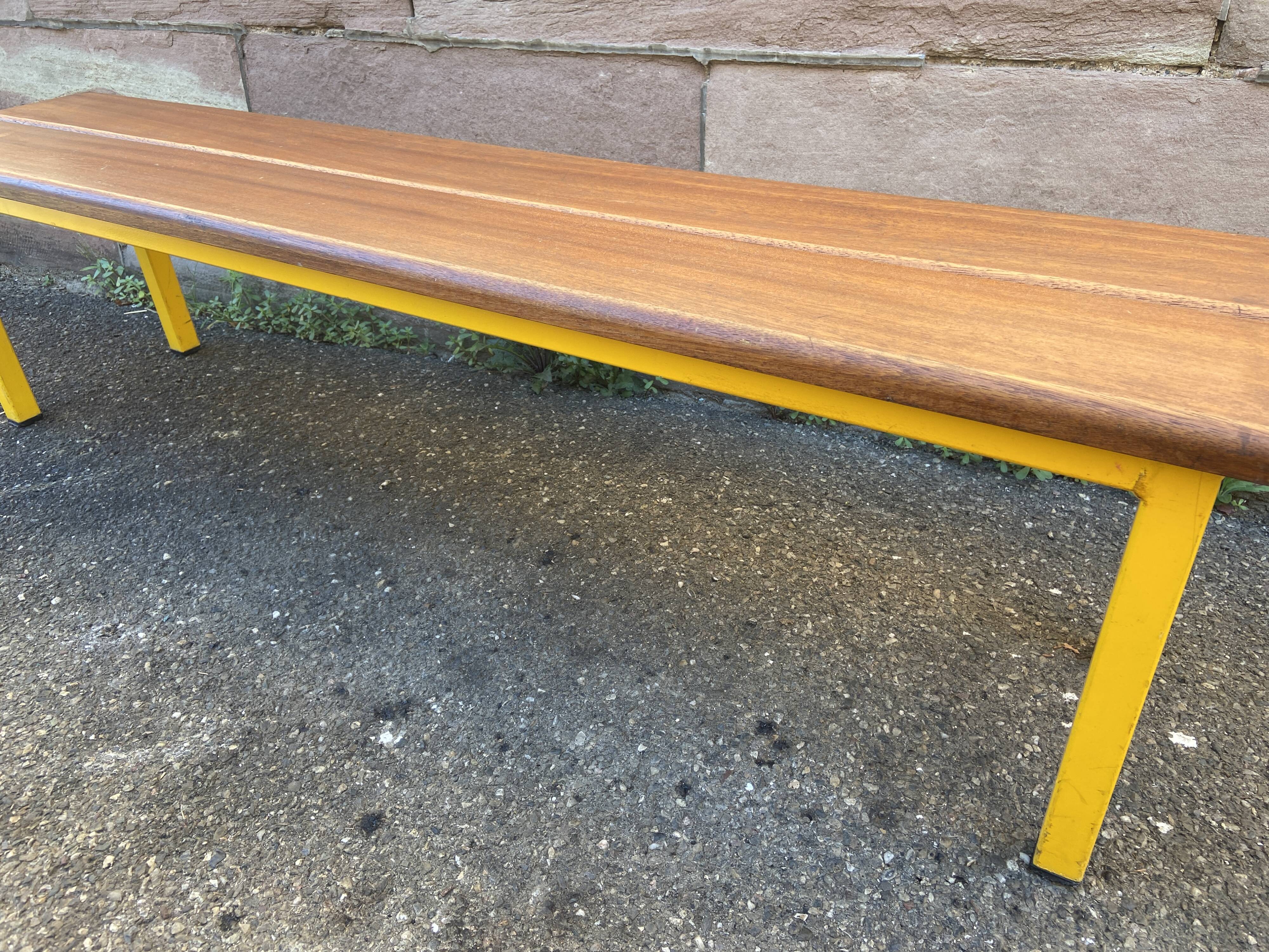 Vintage school bench