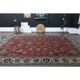 1970s Vintage Persian Handmade Wool Red Oversized Area Rug 298x383