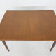 Table à manger extensible en teck, Pays-Bas des années 1960