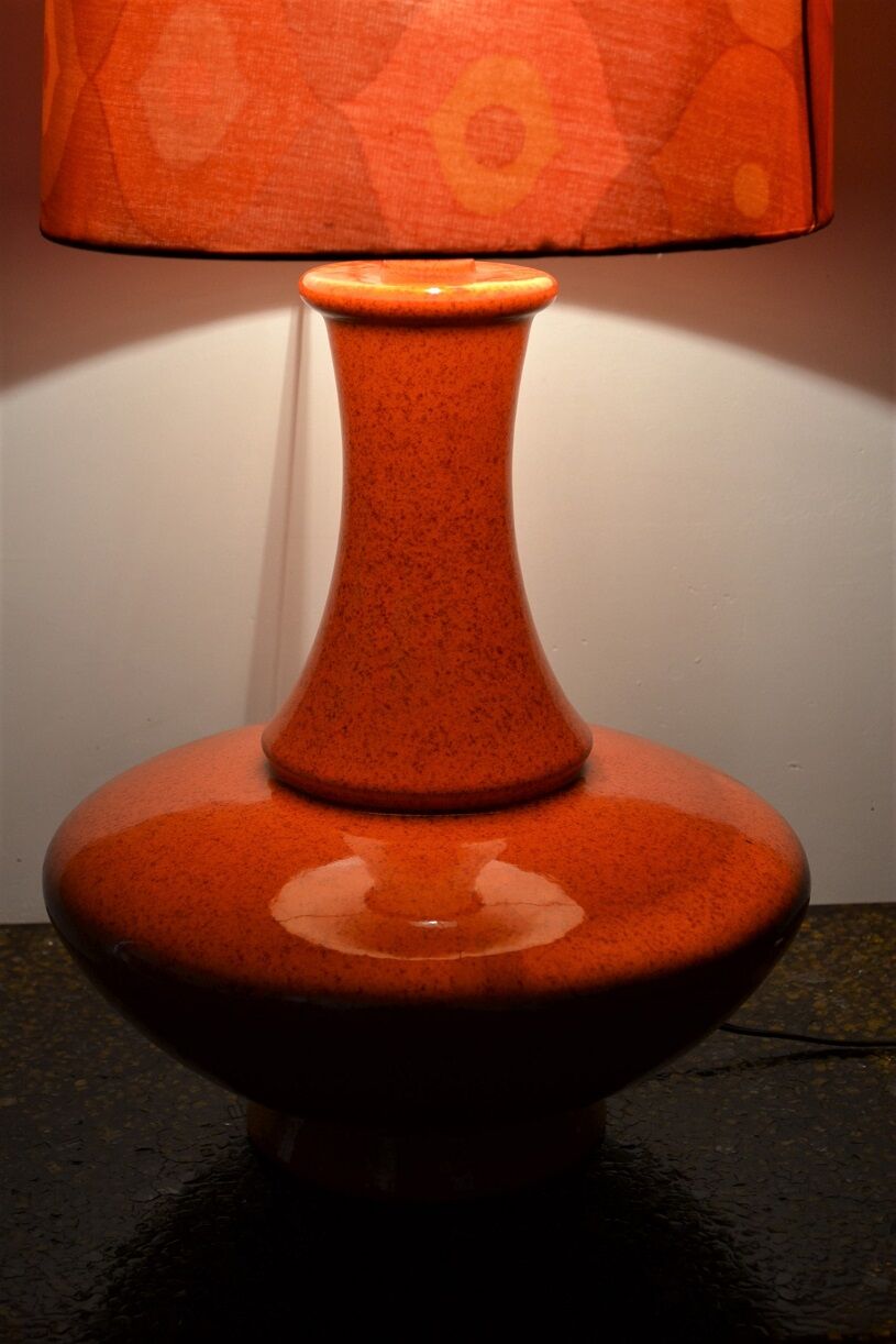 Big orange lamp of the 1970s
