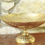 Old brass compote bowl