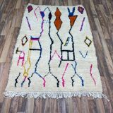 Colorful Moroccan wool rug 150/250cm