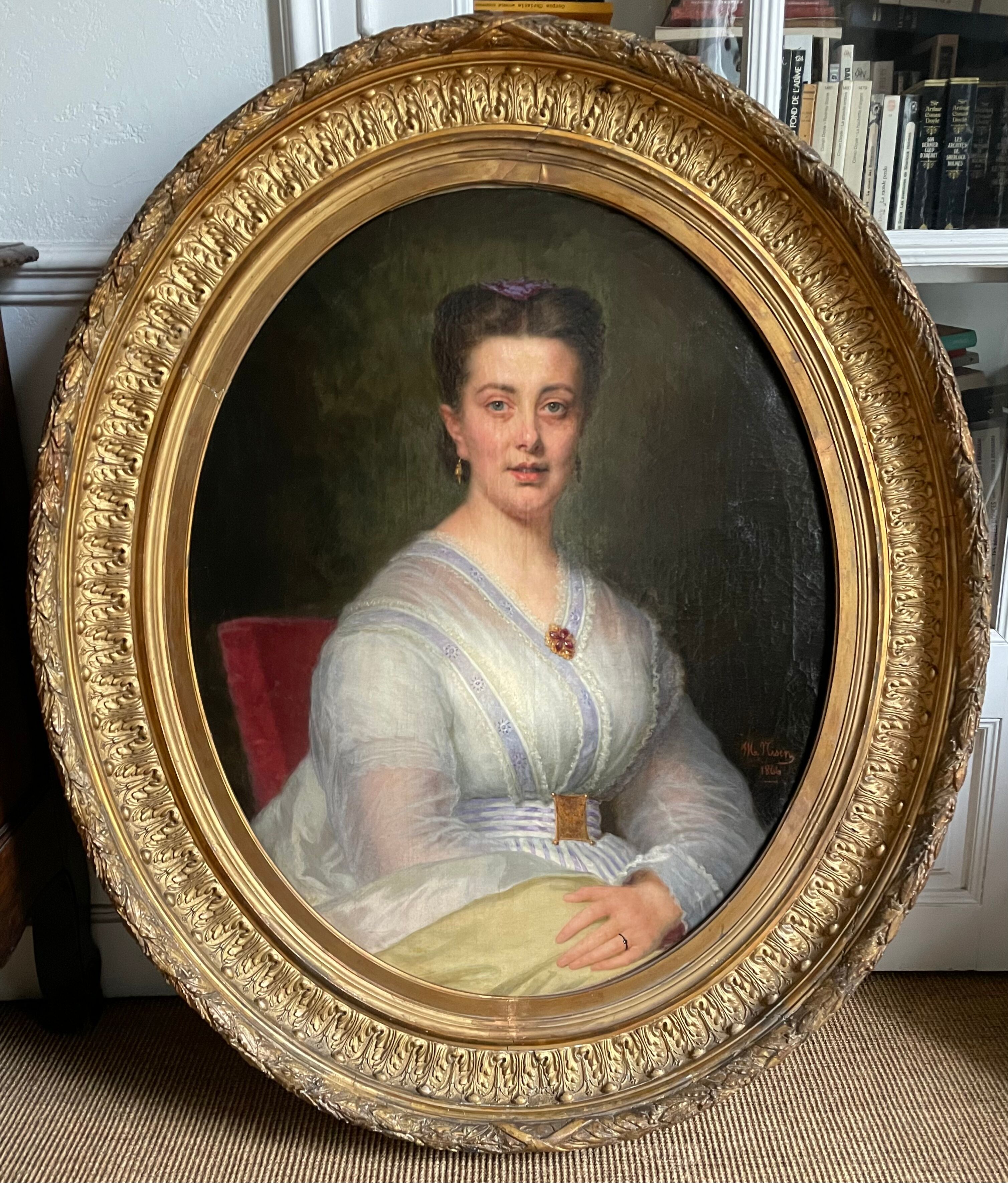 Portrait of an elegant woman