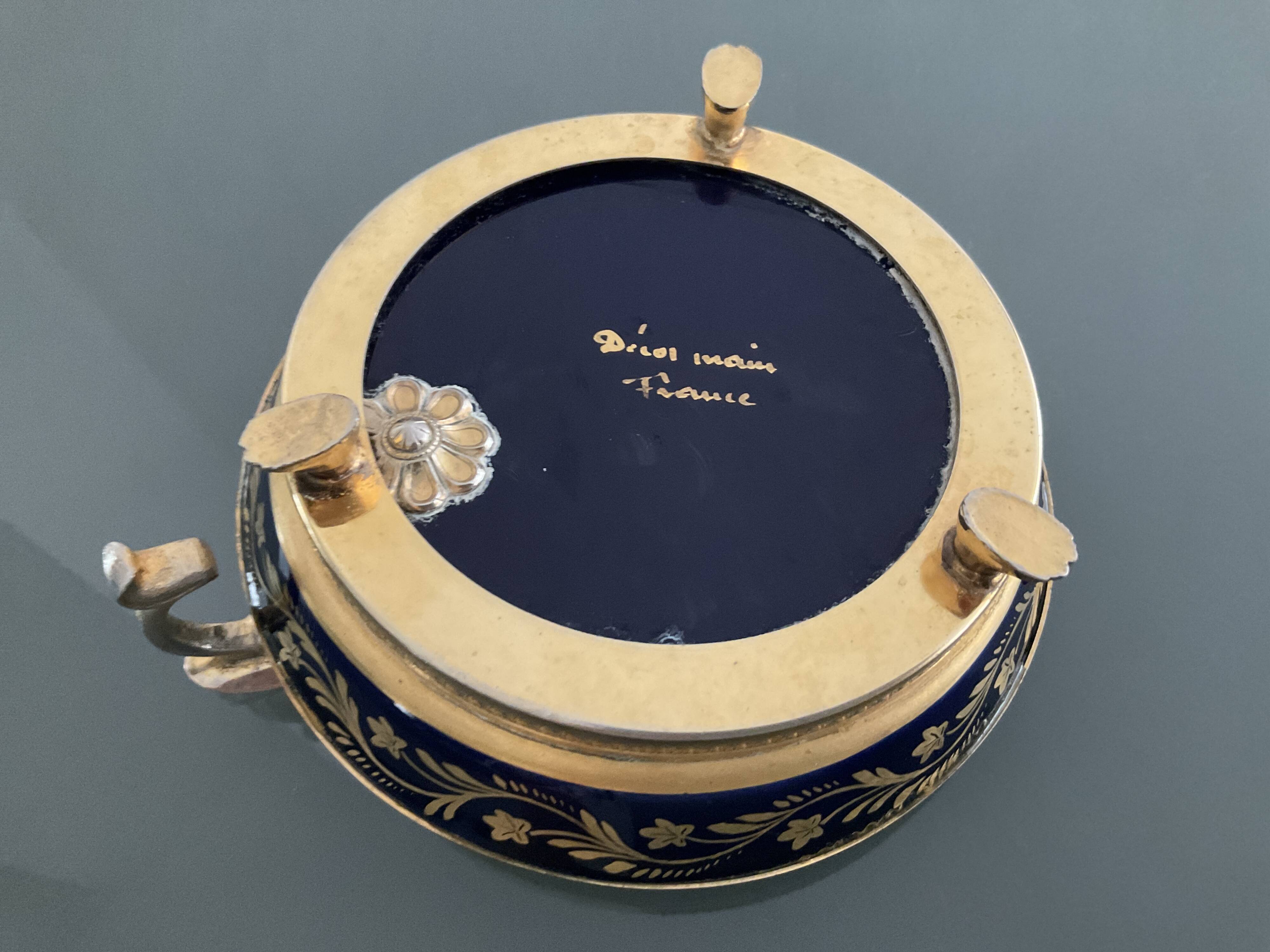 Limoges porcelain ashtray