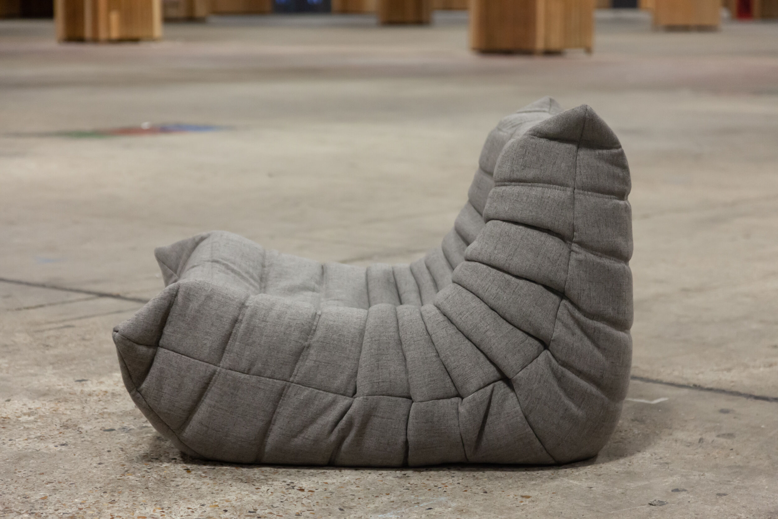 Amchair and ottoman "Togo" model designed by Michel Ducaroy 1973