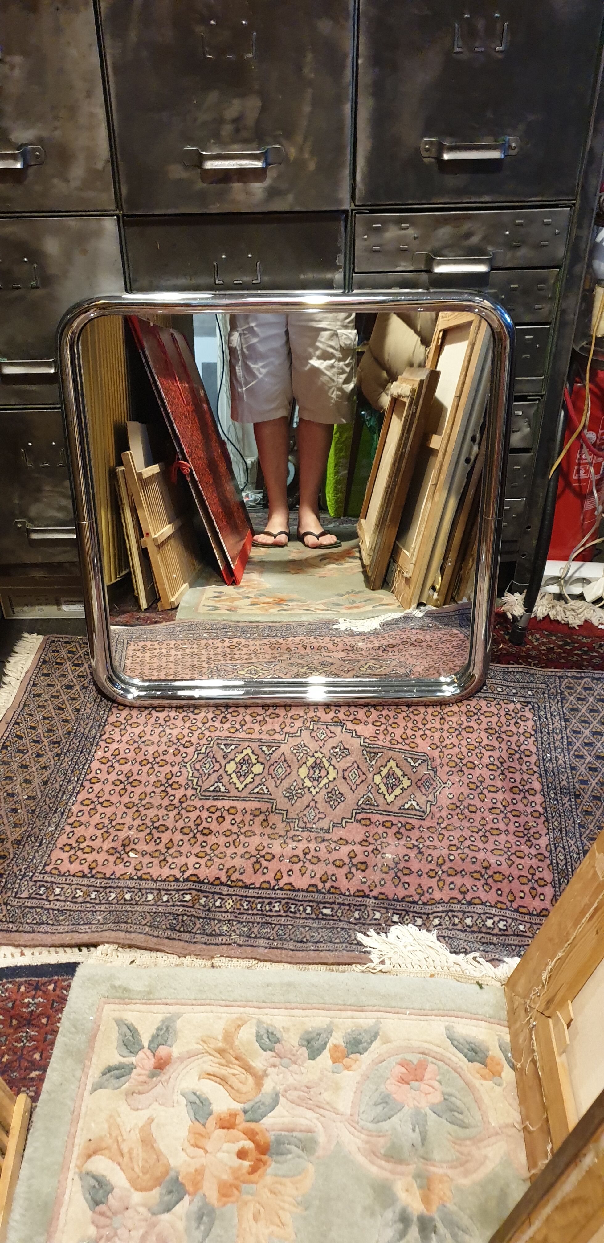 Vintage mirror 60x60cm