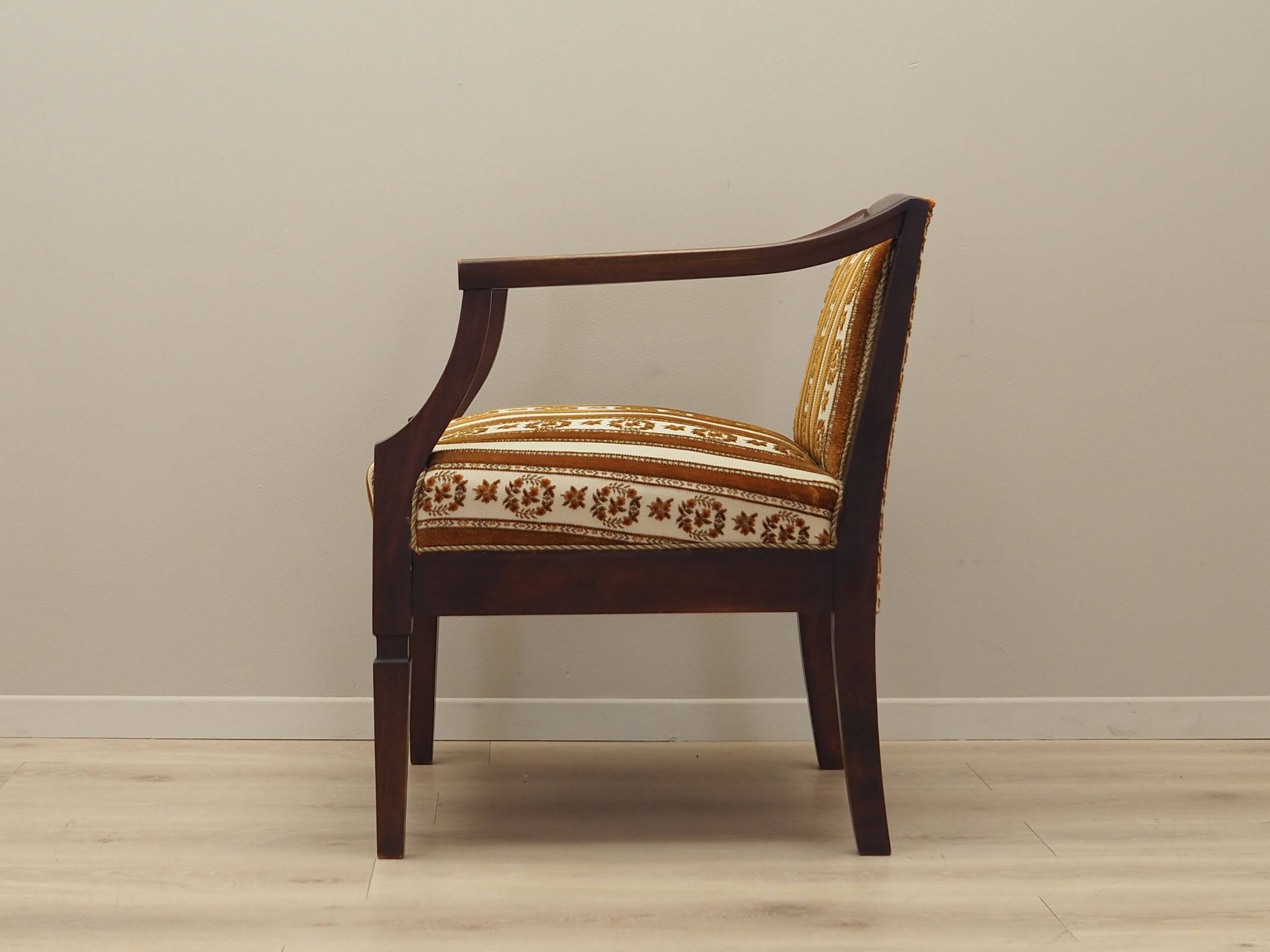 Mahogany armchair, Danish design, 1970s, production: Denmark