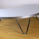 Bean coffee table, vintage American style, Formica metal, 1970s