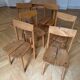 Pierre Gautier Delaye table and chairs, Coffee Bean model