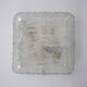 Ice glass ceiling lamp by Kaiser Leuchten 1970s