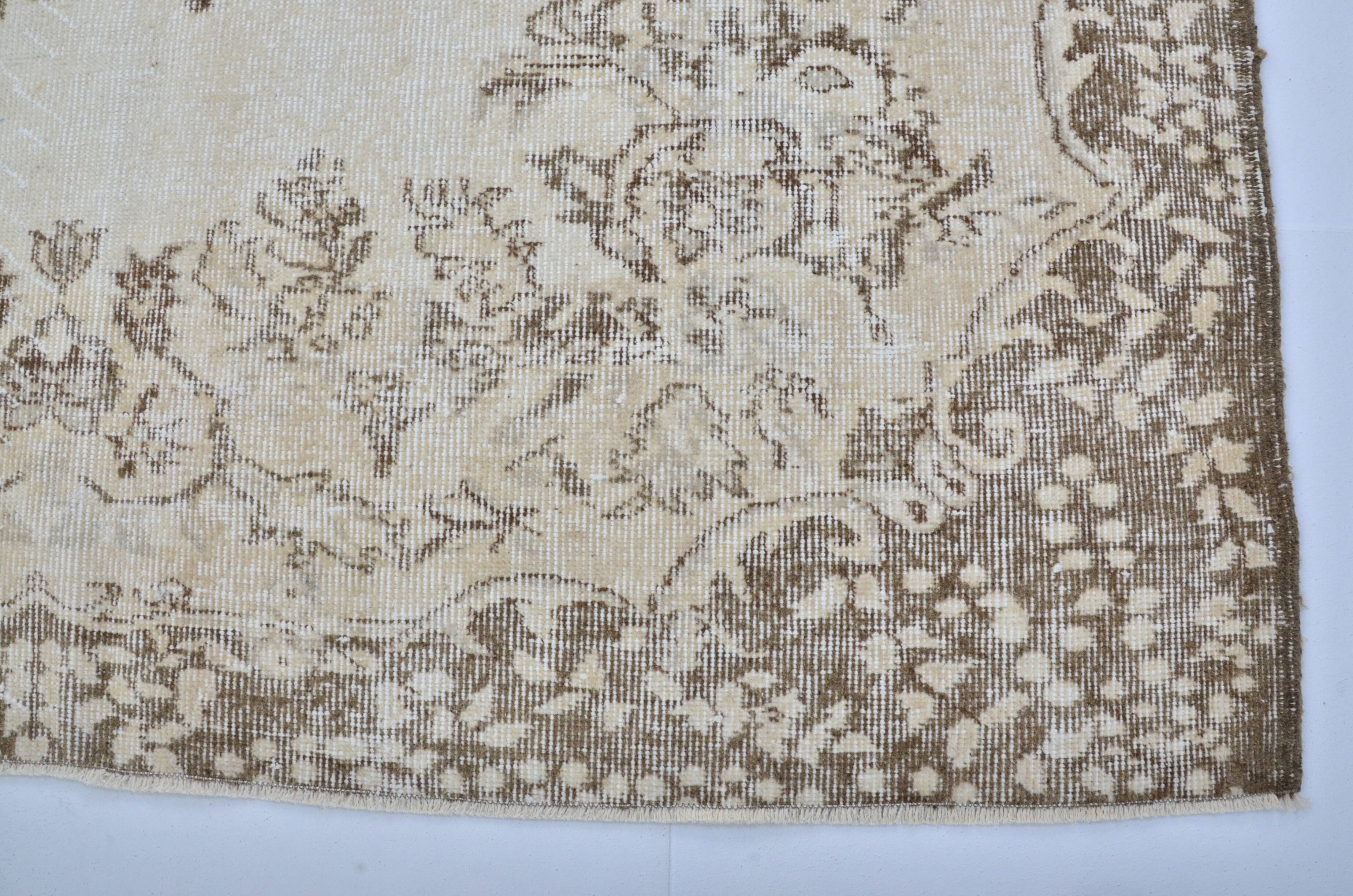 Tapis vintage turc Oushak sku 3199