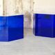 Deux consoles bleu klein vintage 1988