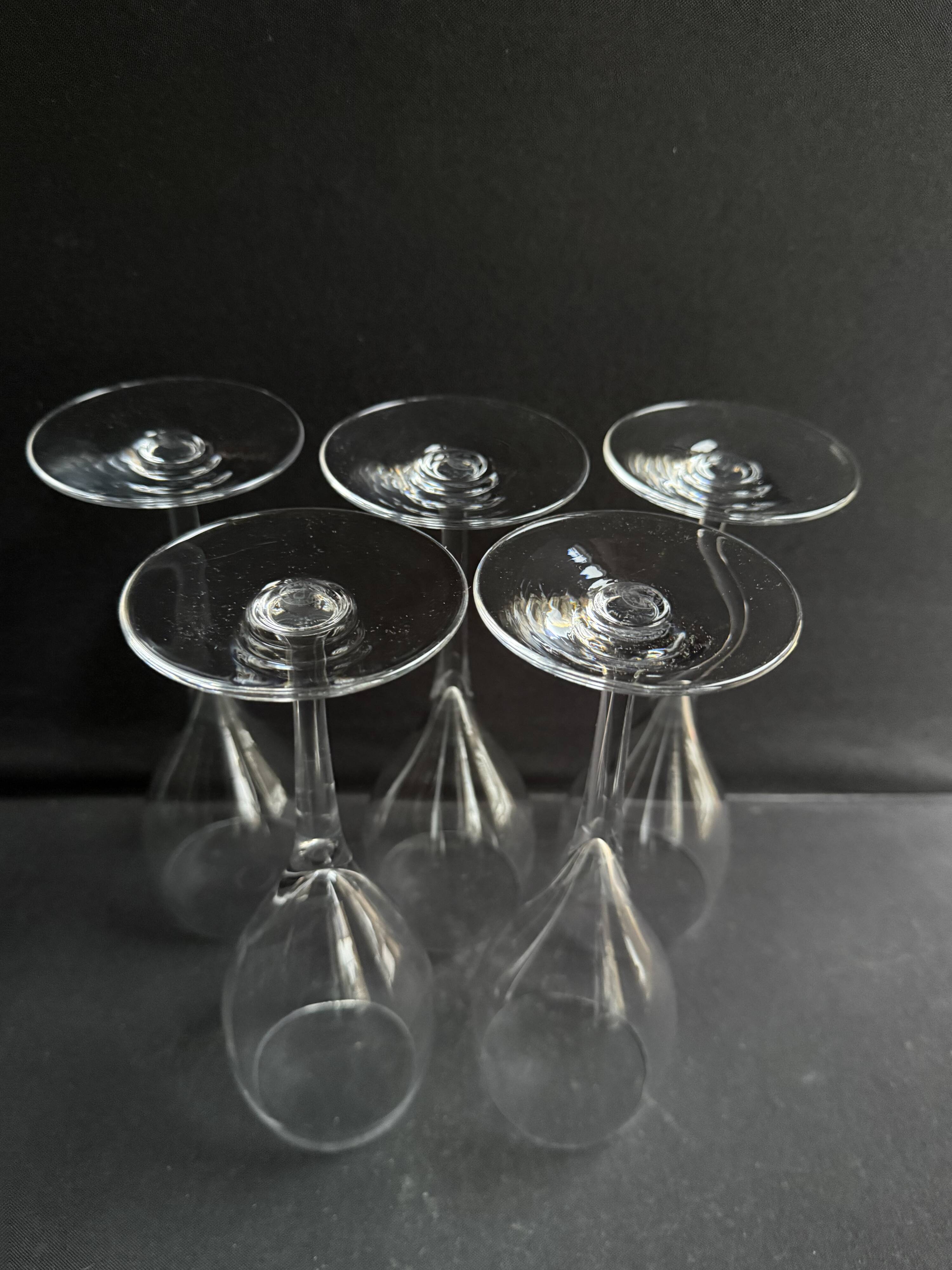 5 Water glasses – Baccarat Saint Rémy