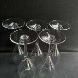 5 Verres à eau – Baccarat Saint Rémy