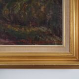 Tableau « La forêt d'automne », design scandinave, années 1960