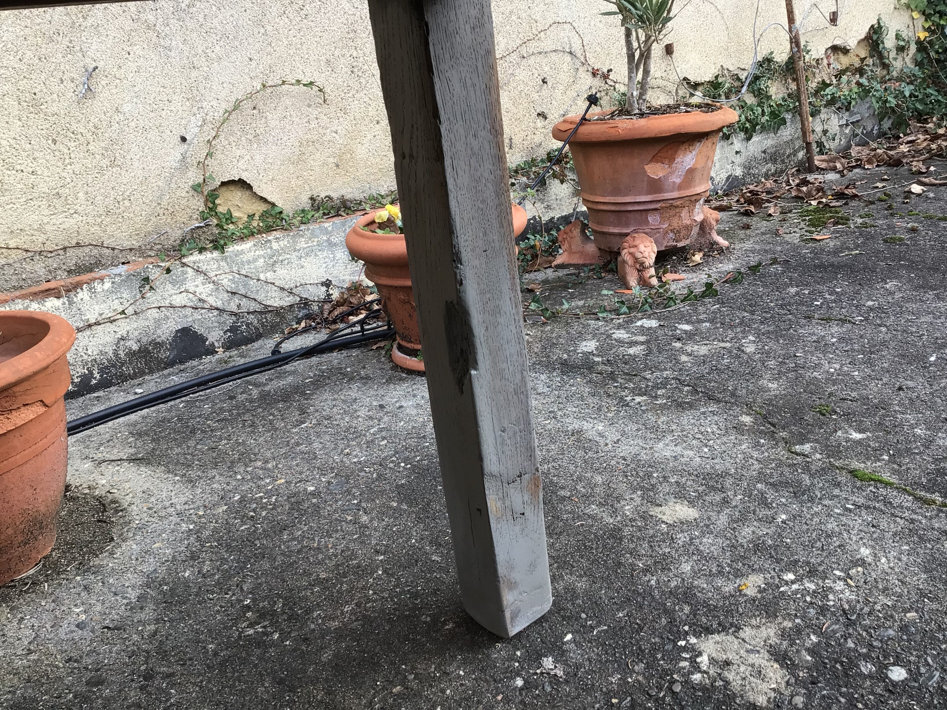 Oak farmhouse table 1m94