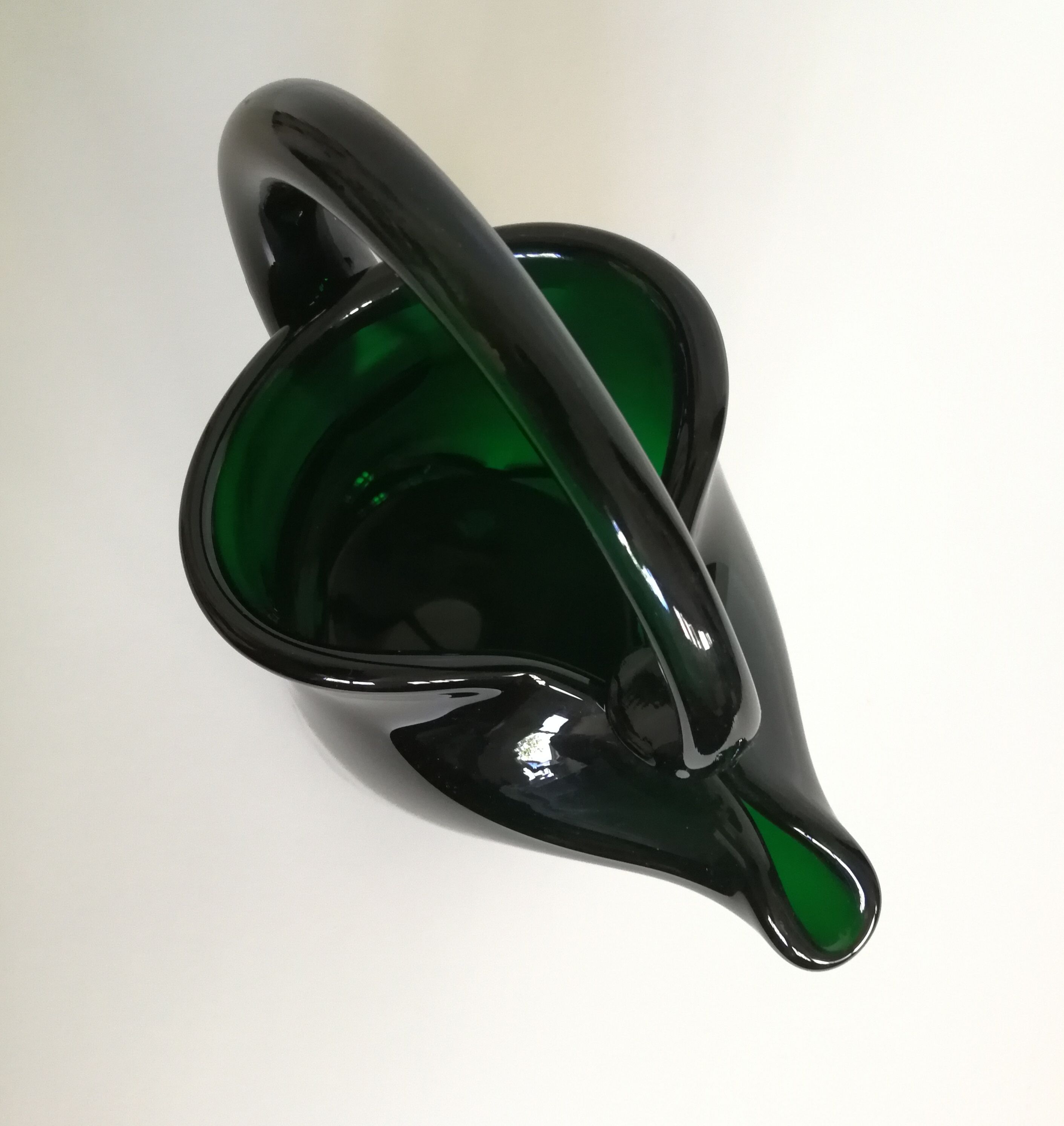 Old blown glass pitcher