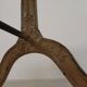 Bistro table marked A.Delail Toulouse in cast iron and marble, 1920