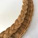 Vintage rattan mirror 47x36 cm 60s