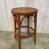 Curved wooden stool
