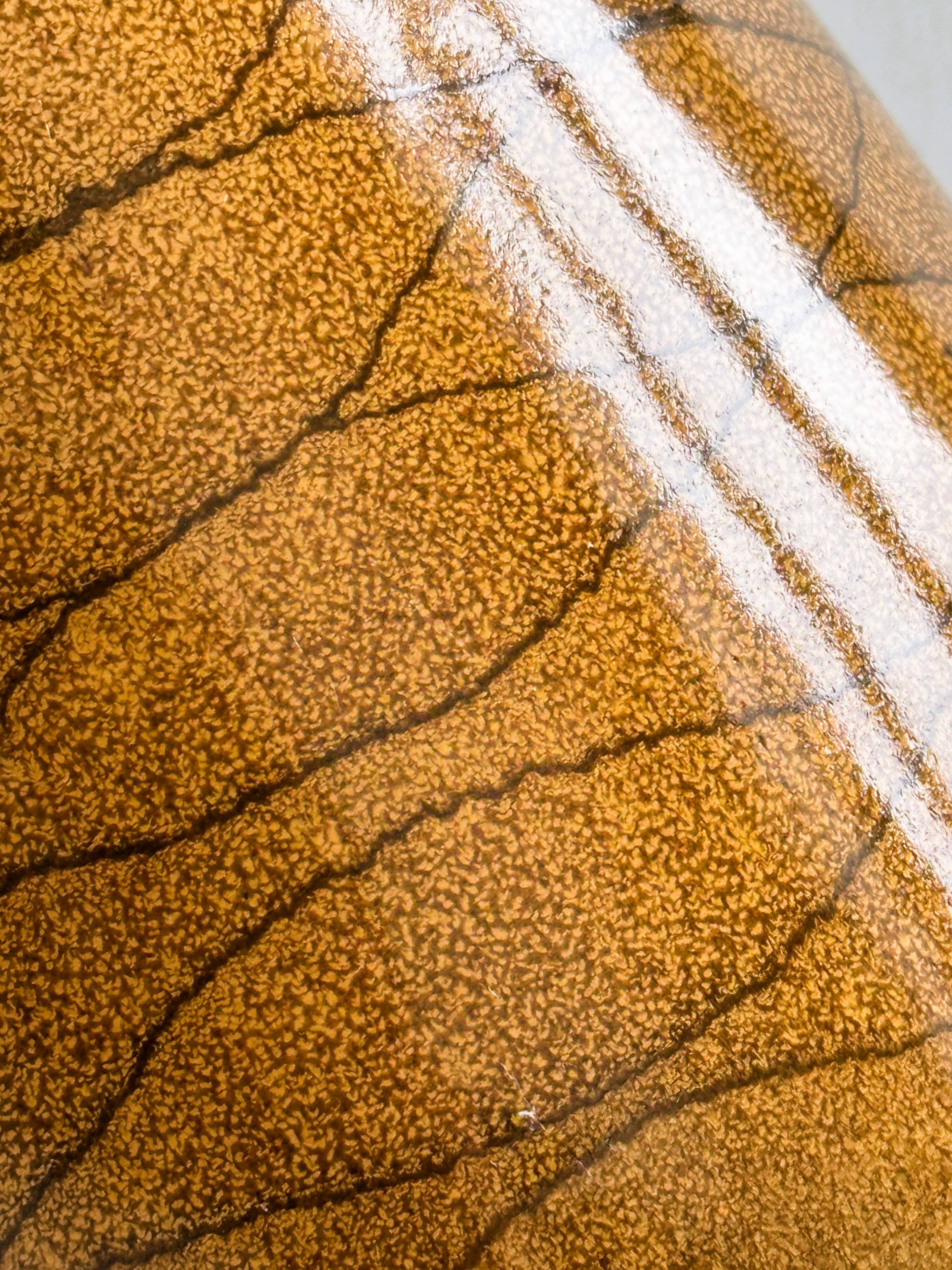 Vase ancien en céramique d'Allemagne de l'Est 1970.