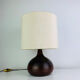Lampe boule grès vintage, années 60 