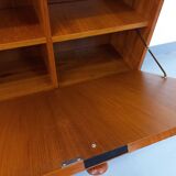 Vintage Scandinavian modernist style teak storage bookcase
