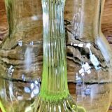 Ancien gros pichet carafe pot broc à eau en ouraline