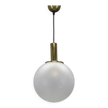 1970s Pendant Glass Light by Targetti , Italy