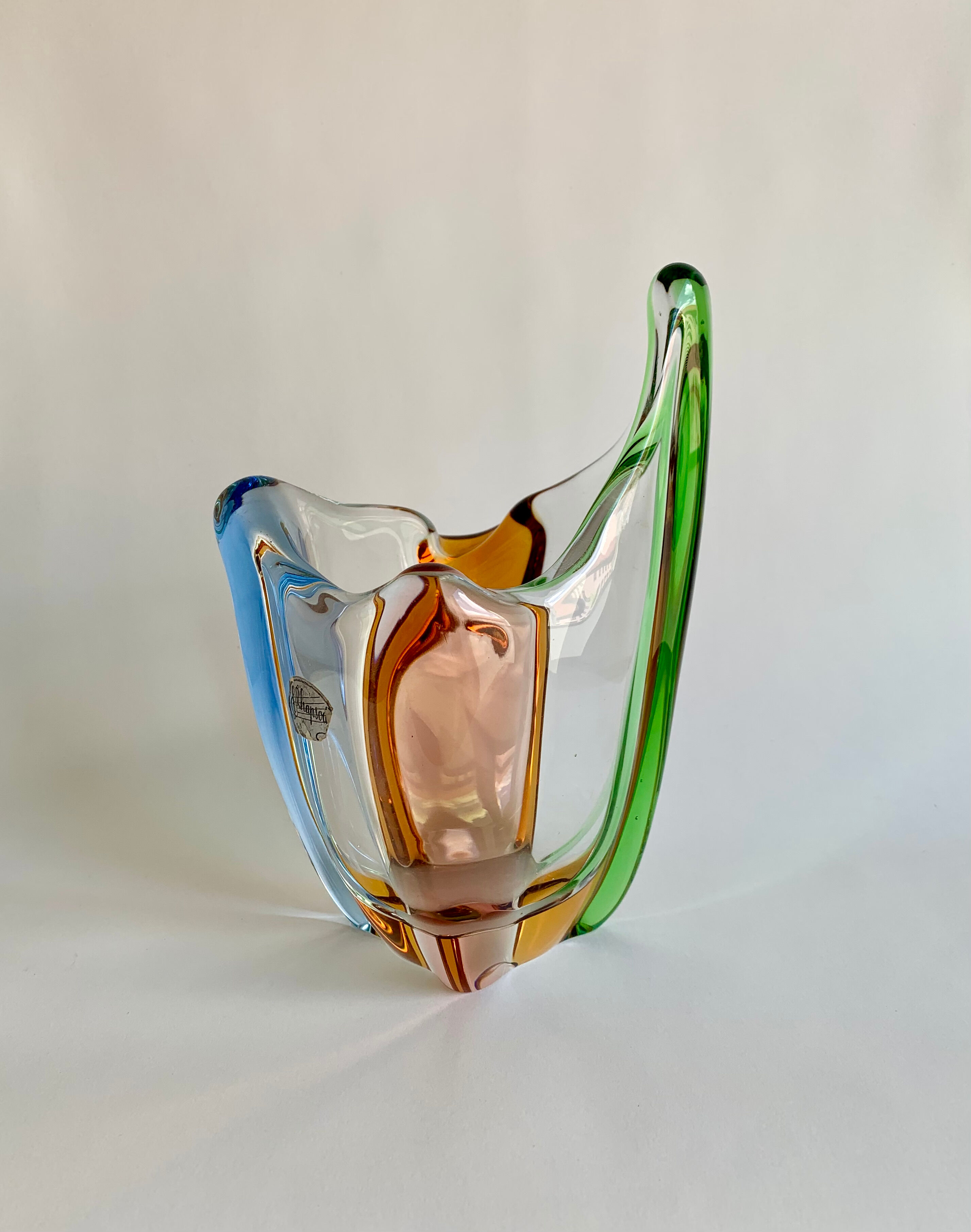 Vase by F. Zemek, Czechoslovakia, 1970s