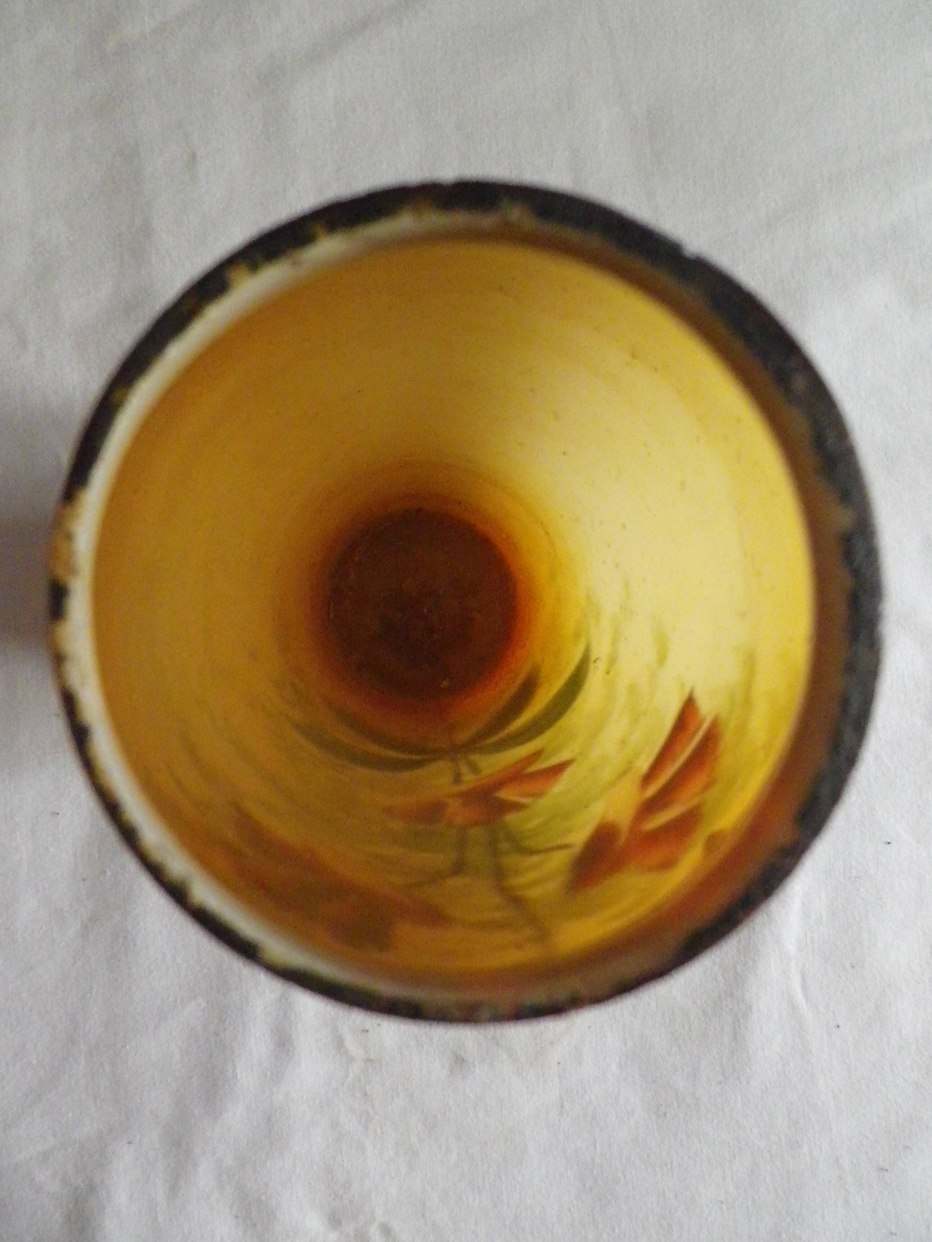 vase opaline art déco