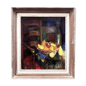 Tableau Le fauteuil et les poires