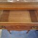 Chiffonnier commode en noyer 4 tiroirs marbre rose