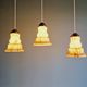 Art Deco pendant light in marbled opaline glass, 1920s-30s