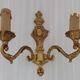 Louis XV style double bronze wall light