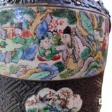 A Chinese famille rose porcelain vase called 'from Nanking' 19th century 55cm