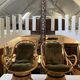 Pair of rattan armchairs