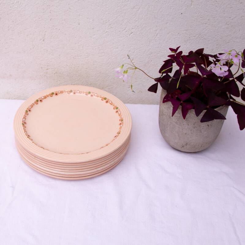 8 Betty Longwy plates