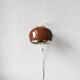 Apply brown vintage eye ball 1970