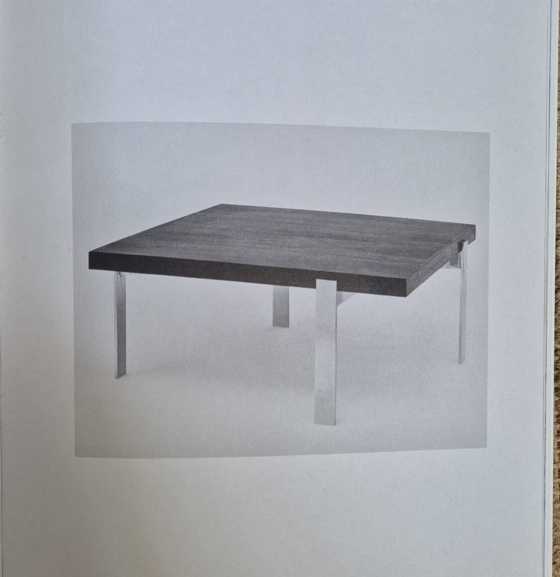 Square Coffee Table with Slate Top Designed by Rob Parry