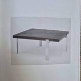 Square Coffee Table with Slate Top Designed by Rob Parry