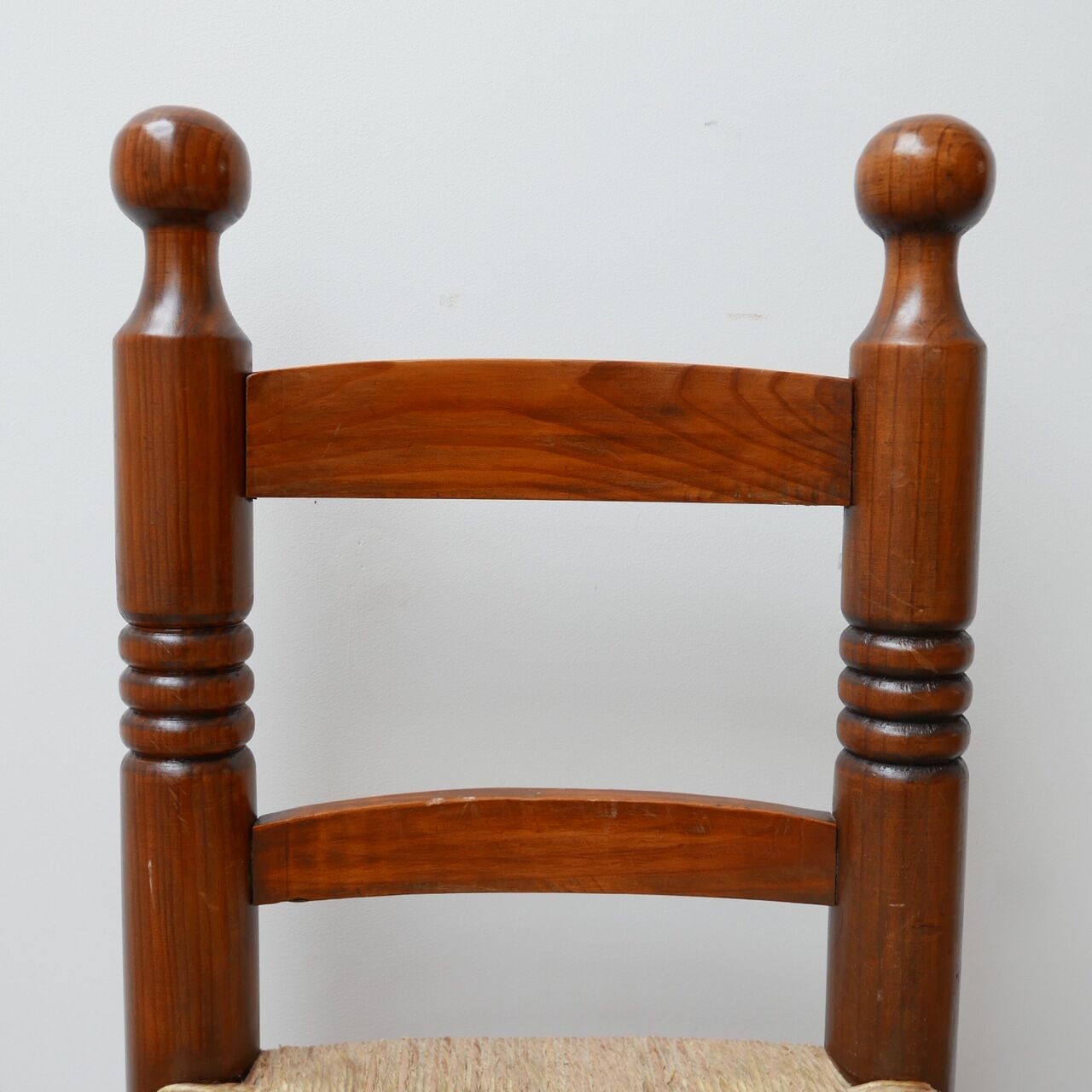 Set of six french mid-century dining chairs