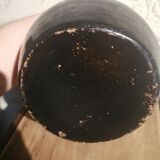 Vase vert en grès vernissé