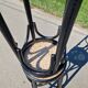 Set of 2 rattan bar stools