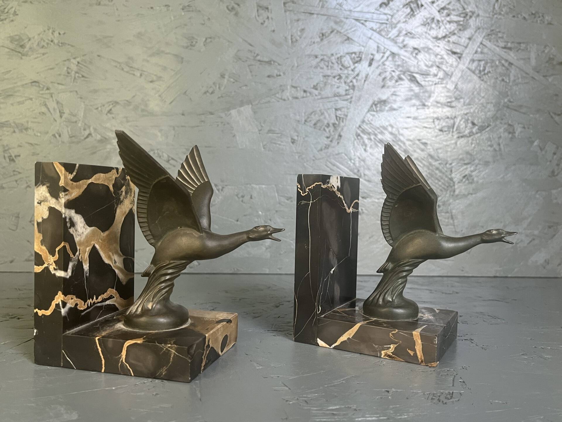 Pair of Art Deco bookends by Max le Verrier