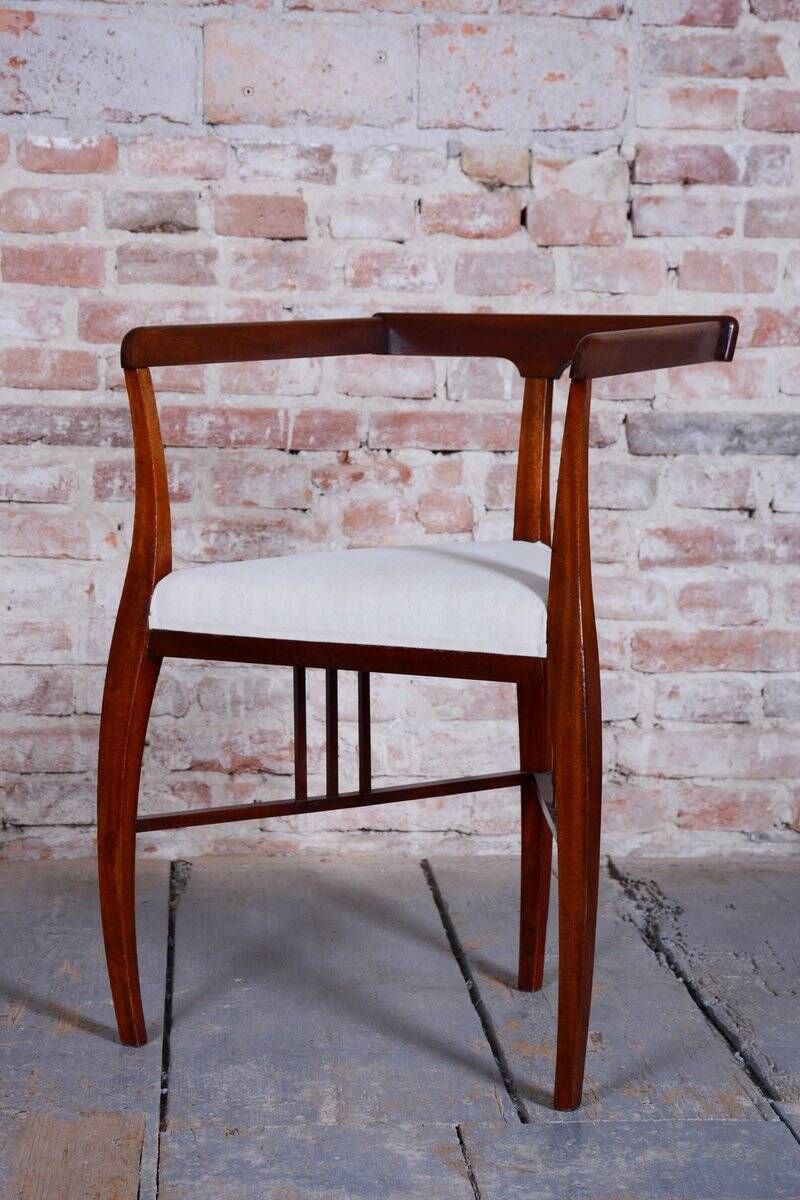Czech Art Deco Dining Table and Chairs by J. Kotěra for Josef Motka - Litovel, 1900s, Set of 4