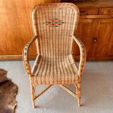 Wicker armchair