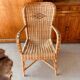Wicker armchair