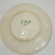 Plat céramique "gallones" signée vintage
